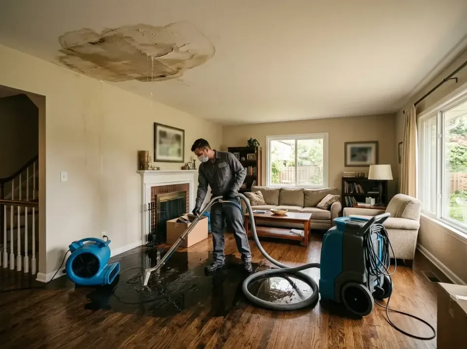 attic-pipe-burst-ceiling-drip-008 — frequently asked questions, Water Damage Restoration & Carpet Care in Mayfield Heights,…
